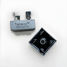 2x KBPC5010 HY 50A 1000V Ponte Raddrizzatore AC-DC | Heavy Duty | NUOVI NOS