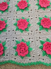 Coperta vintage all'uncinetto