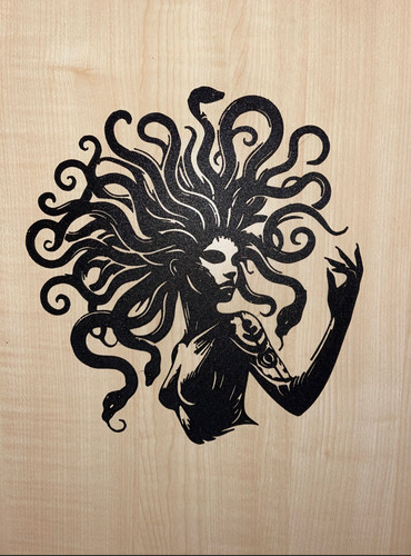 Decoro murale medusa 25cm - decoro,