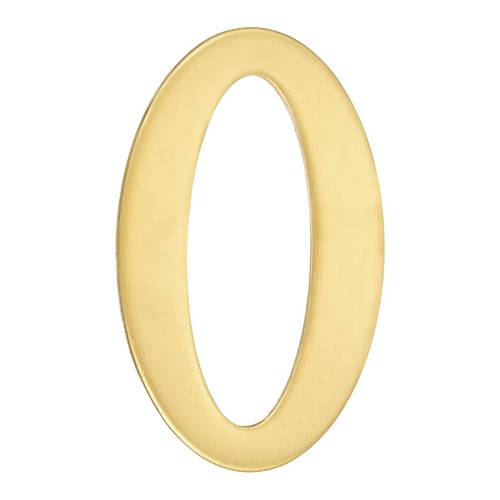 Brass outdoor house - brass, 2.8"