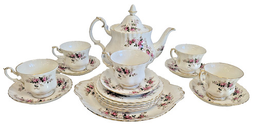 Royal albert set tè - tè, rosa
