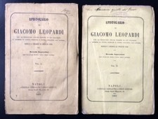 Leopardi - Epistolario - Prospero Viani - 1860