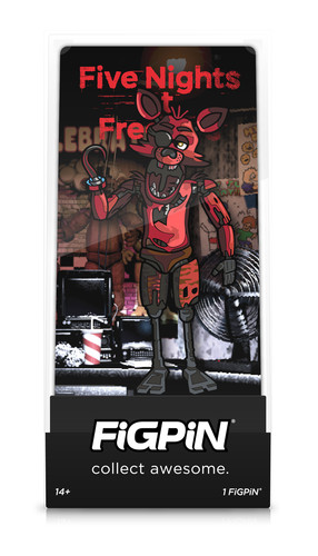 Figpin foxy 1618 five - figpin, (gitd)
