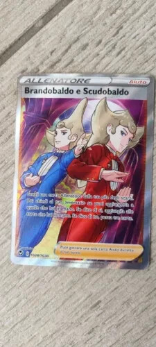 Carta pokemon brandobaldo - carta,