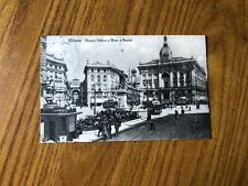 CARTOLINA MILANO PIAZZA ELITICA E MON. A PARINI VIAGGIATA 1915 44
