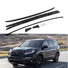 2pcs Black Side Roof Rack Bars