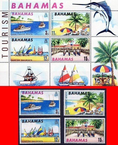 Bahamas 1969 turismo set s - 1969, s/s