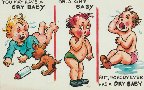 Cartolina epoca fumetto cry - fumetto,
