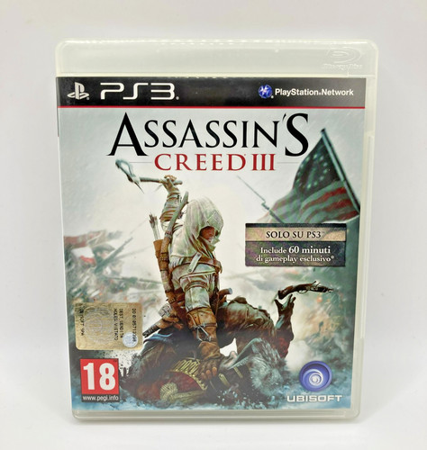 Assassin creed iii ps3 - assassin's,