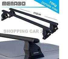 BARRE AUTO TETTO PORTAPACCHI PORTATUTTO FIAT CROMA 2007 A 2010 OMOLOGATE MENABO