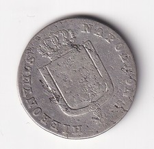 ⅙ thaler 1809b Jérôme Bonaparte regno di westfalia impero francese