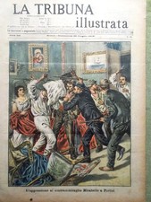 La Tribuna Illustrata 30 Luglio 1905 Mirabello Disastro Fermo Manicomio Perugia