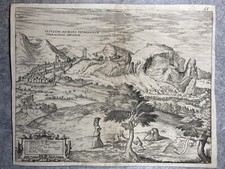 GRAVURE VUE CARTE VILLE