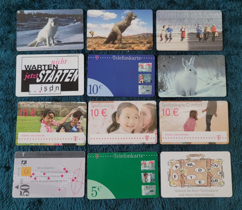 German phone cards - 12,