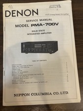 DENON PMA-700V PMA700V Manuale
