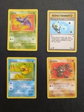 Lotto 4 Carte Pokemon Set