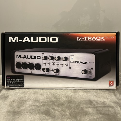 Audio track quad usb - m-track,