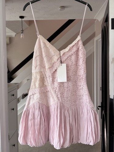Mini abito palloncino - mini, pizzo