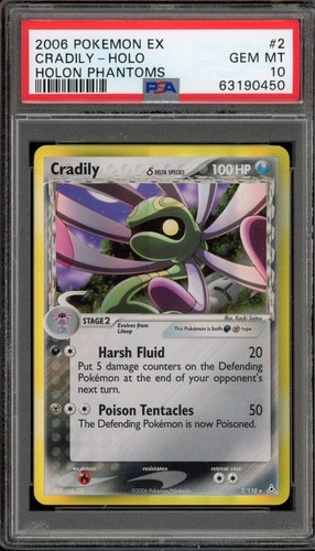 Pokemon cradily holon - cradily, ex