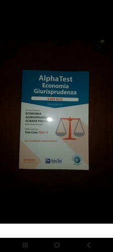 Libro alpha test - libro, economia