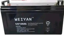 Batteria 120 fotovoltaico accumulo camper baita pannello solare 