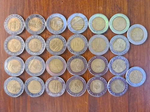Collezione monete e - collezione, di