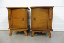 Coppia comodini comodini vintage metà secolo comodini anni 60