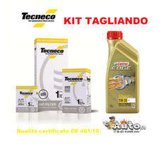 KIT TAGLIANDO FILTRI + 4 LT OLIO CASTROL 5W30 TOYOTA YARIS 1.4 D-4D FINO AL 2005