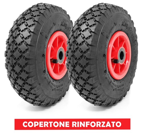 Coppia ruote 4 - ruote, carriola