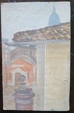 QUADRO ANTICO DIPINTO AD