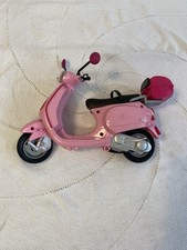 Scooter Vespa Barbie rosa Mattel 2008 con bauletto – ricambio bambola vintage