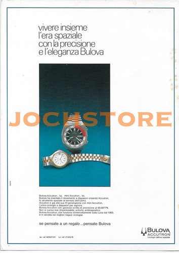 Pubblicità orologi bulova - pubblicità,