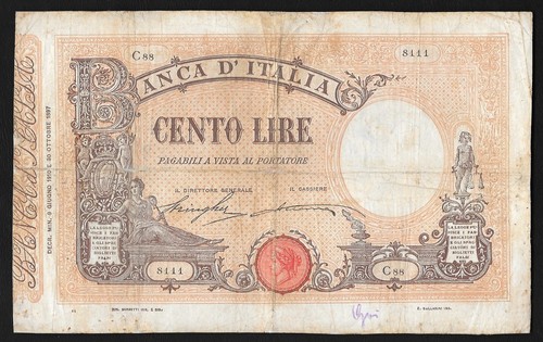 Italia banconota 100 lire - banconota,