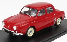 MODELLINO AUTO STATICO RENAULT DAUPHINE 1961 ROSSO MODELLISMO SCALA 1/24