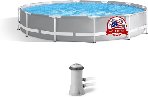 Piscina redonda con marco - piscina,
