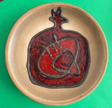 Piatto in TERRACOTTA ARTISTICO, diametro  cm. 18