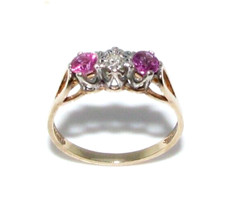 Anello Trilogy In Oro Giallo 9