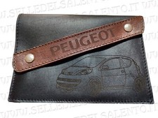 Portadocumenti porta libretto pelle Peugeot 107 Leather
