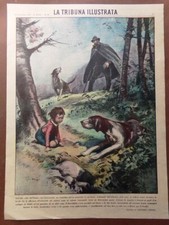 Copertina Tribuna Illustrata nr. 48 del 1939 WW2 Bimbo Salvato Cani Valle Emme