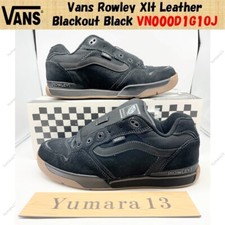 Vans Rowley Xlt Leather Blackout Black VN000D1G1OJ taglia uomo