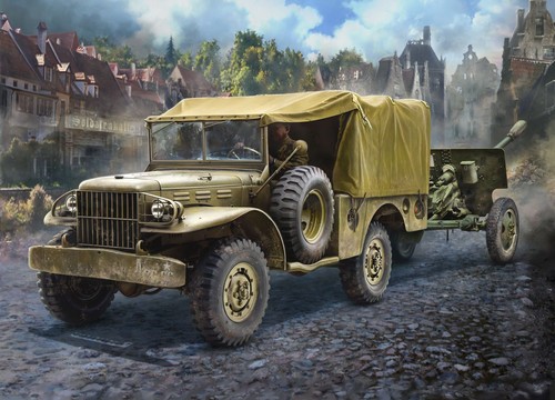 Zvzeda 3656 dodge - dodge, wc-51