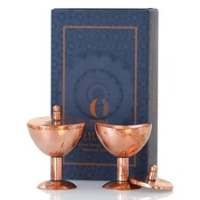 Set Di 2 Tazze In Rame Puro
