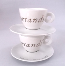 UNUSED 2 tazze ILLY Art Collection 2000 cappuccino cups kosuth - modus operandi