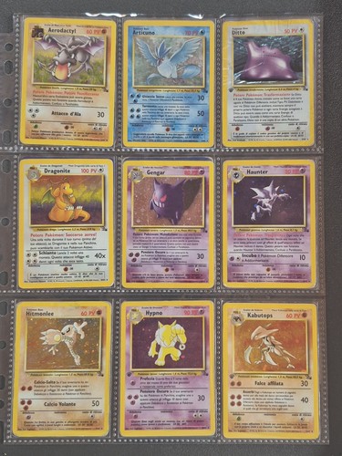 Set fossil completo - set, carte