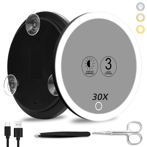 Specchio ingranditore 30x con