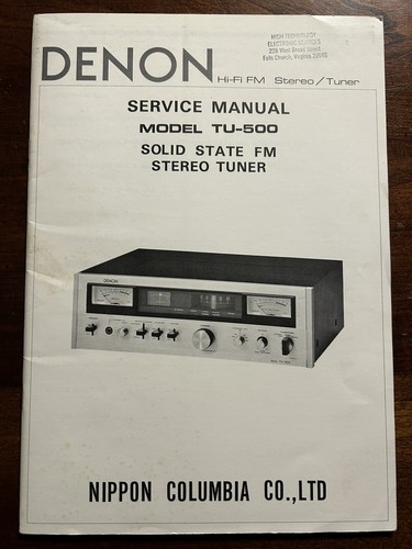 Denon model 500 stato - denon,