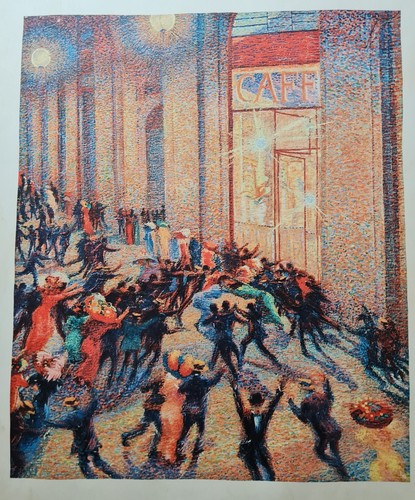 Umberto boccioni rissa - boccioni, in