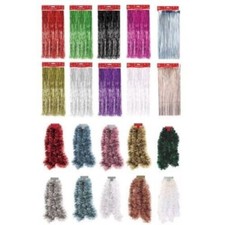 Capelli d' angelo ORO/ARGENTO/ROSSO/BLU - decorazione albero di Natale FESTONI