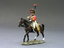 Rara figura cavallo montata