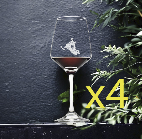 Bicchieri vino motoslitta - , x4